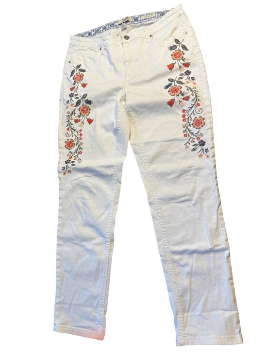 Vintage America Blue Denim - Vintage America Blue Embroidered Bestie Jeans Womens Size 10